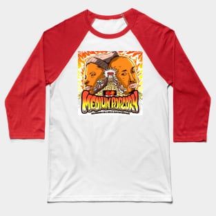 Medium Popcorn Podcast Main Art Baseball T-Shirt